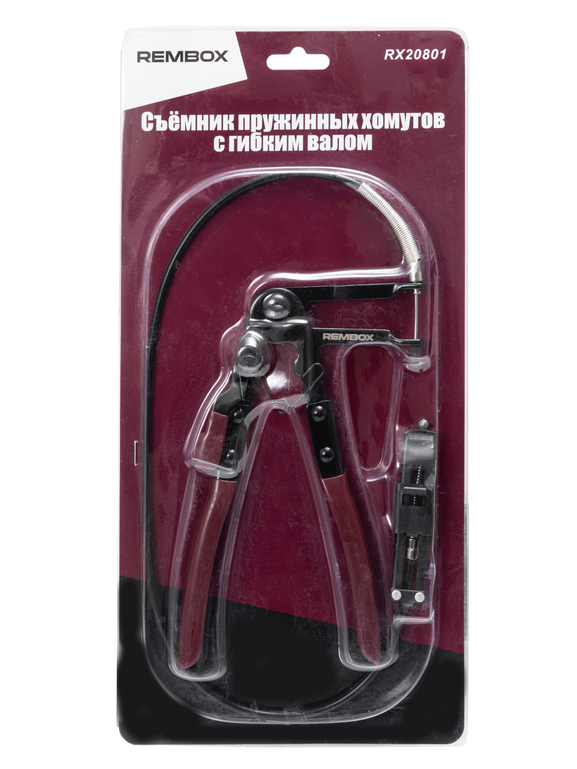 Клещи с гибким приводом для самозажимных хомутов