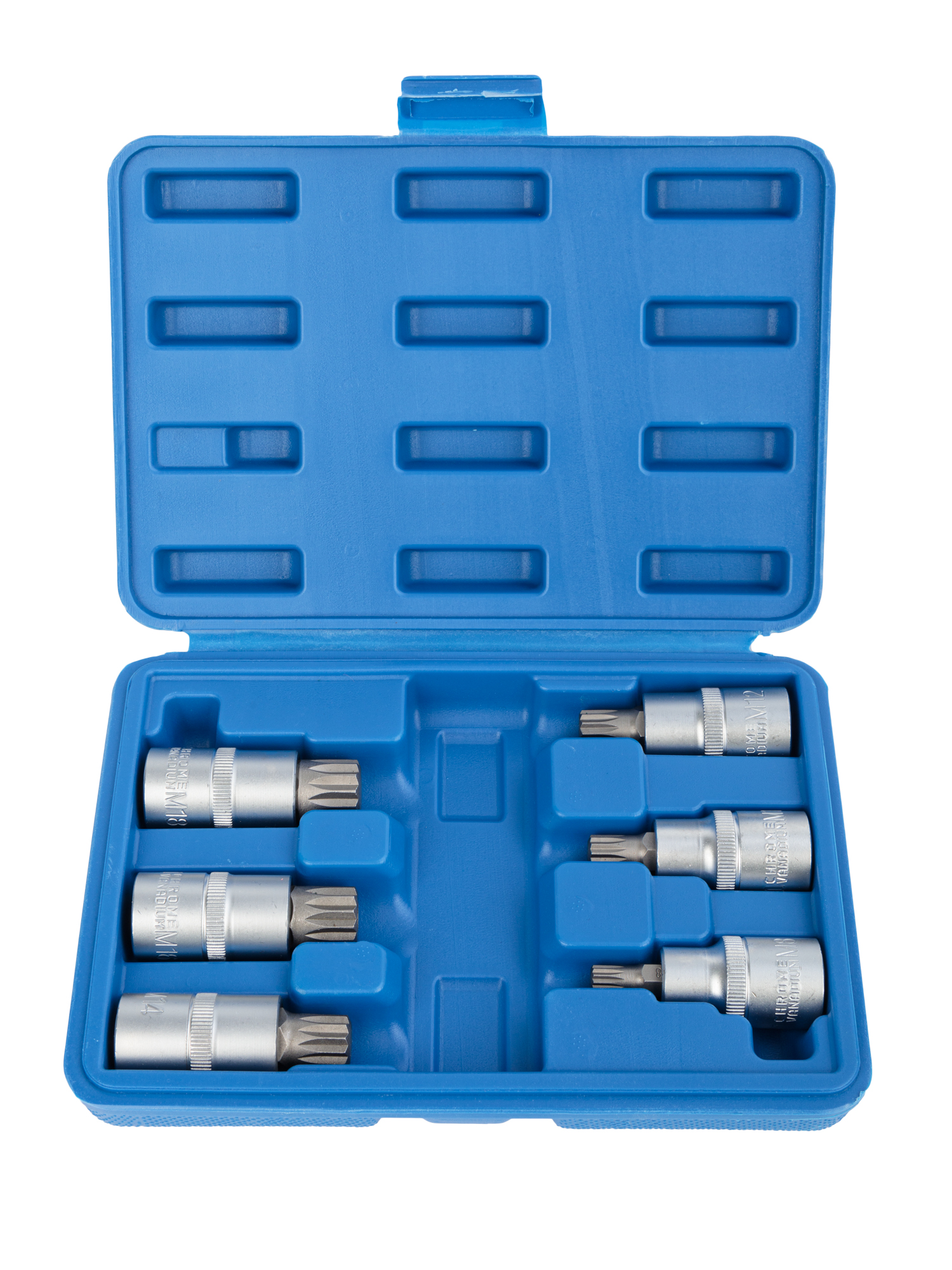 Набор головок 1/2" со вставкой SPLINE 55 мм. 6 пр.