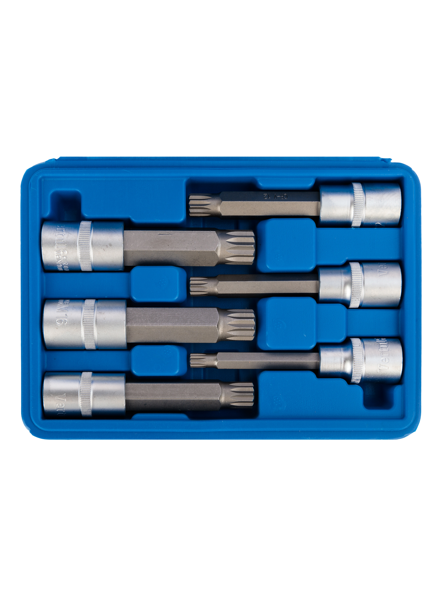 Набор головок 1/2" со вставкой SPLINE 100 мм. 6 пр.