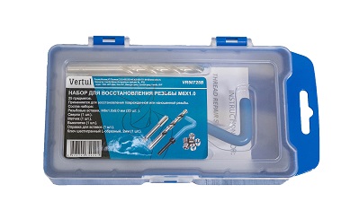 VR50725B Набор для восстановления резьбы M6×1.0 Vertul