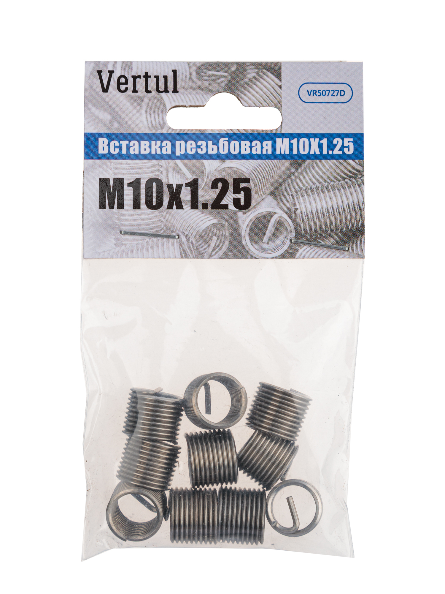 VR50727D Вставка резьбовая M10X1.25 (упак.10шт) Vertul