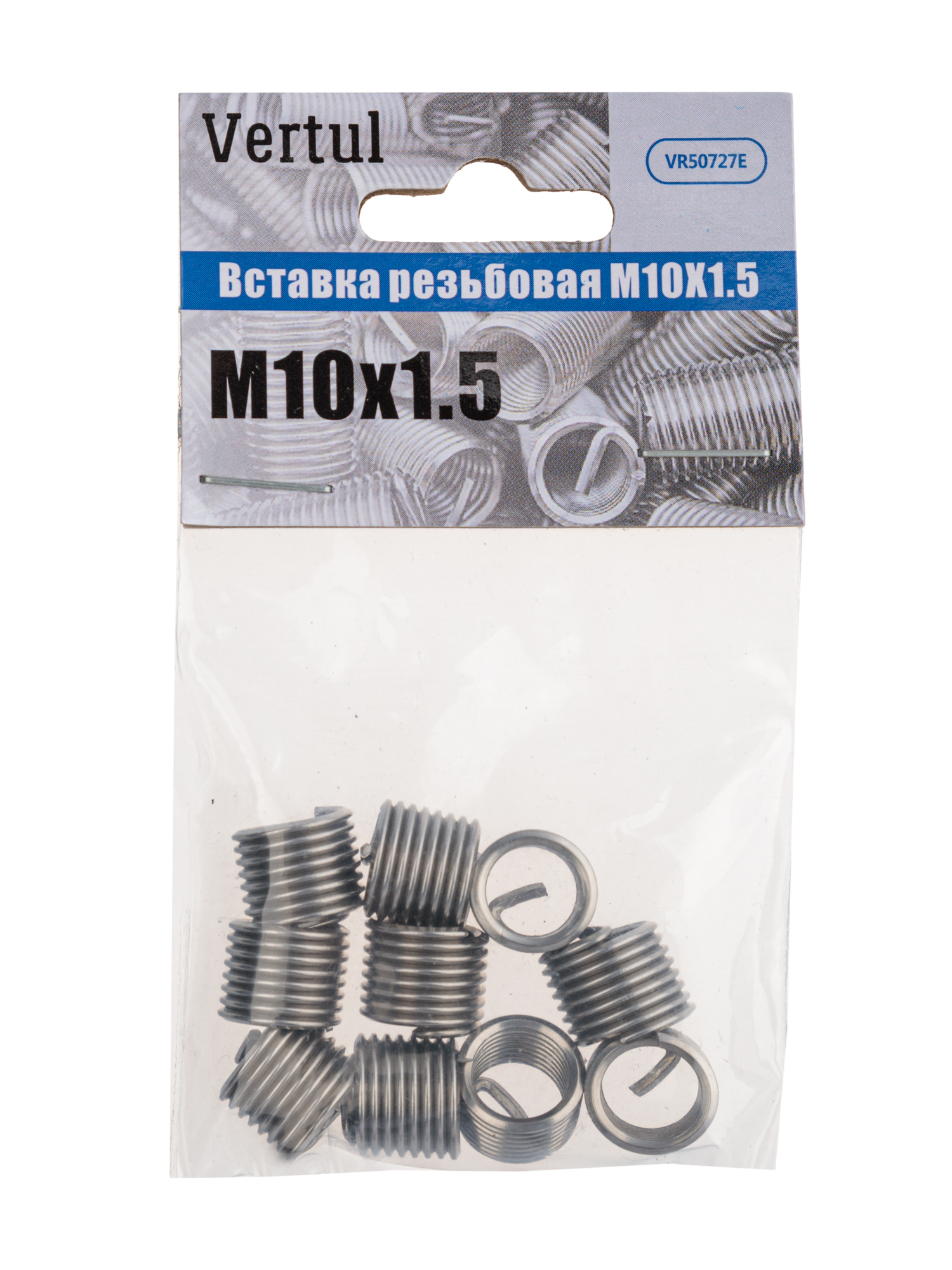 VR50727E Вставка резьбовая M10X1.5 (упак.10шт) Vertul
