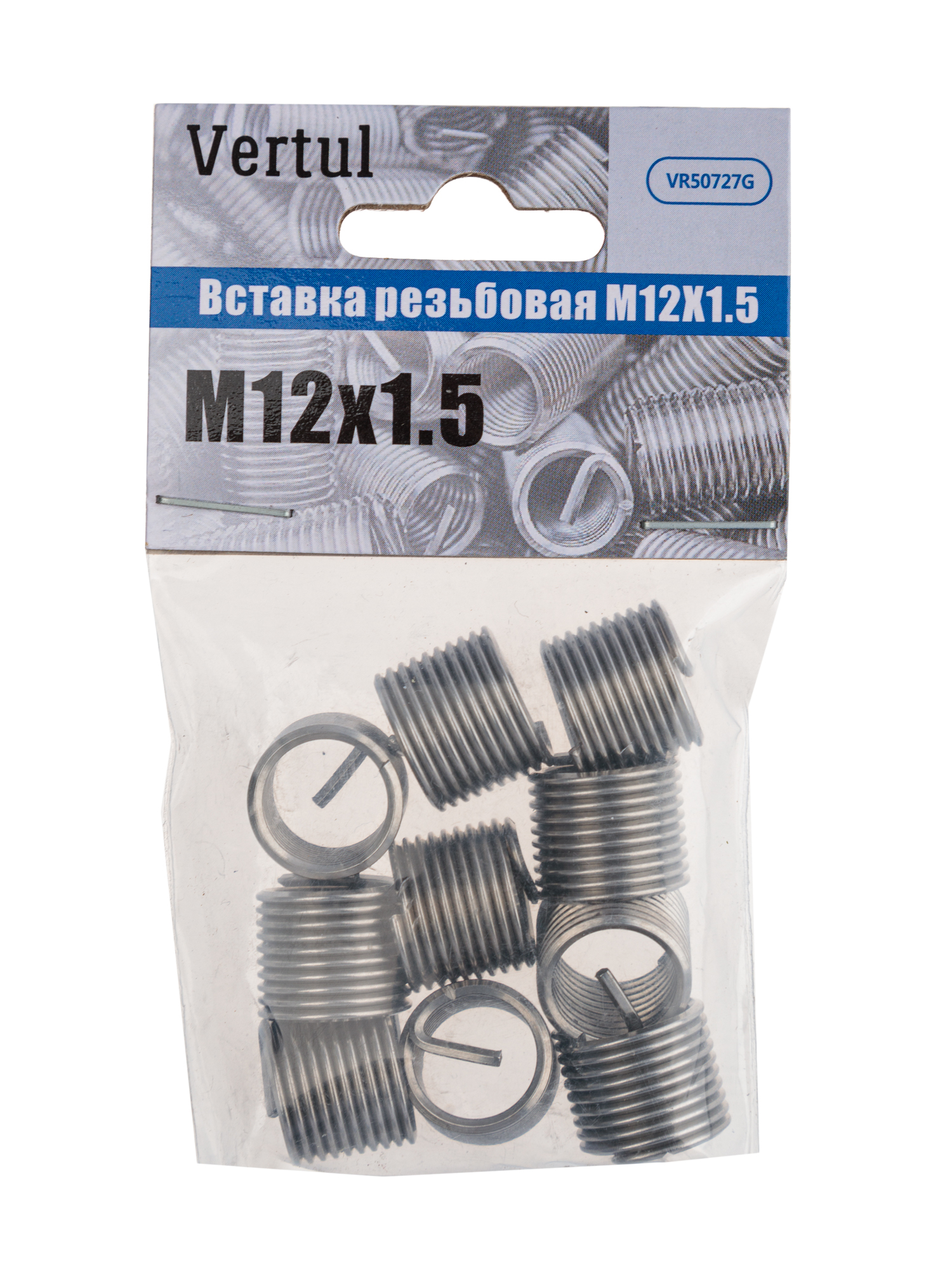 VR50727G Вставка резьбовая M12X1.5 (упак.10шт) Vertul