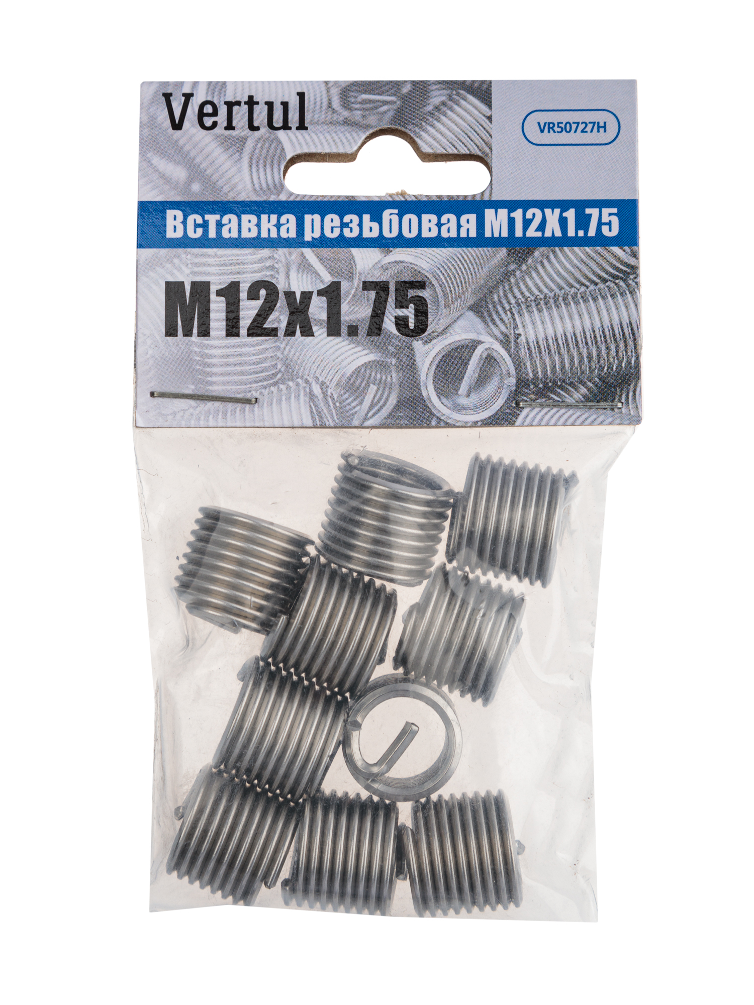 VR50727H Вставка резьбовая M12X1.75 (упак.10шт)Vertul